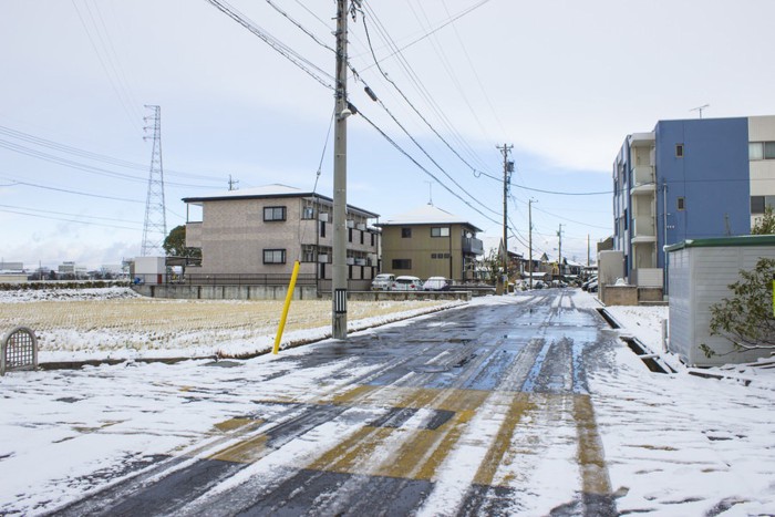 雪の道路