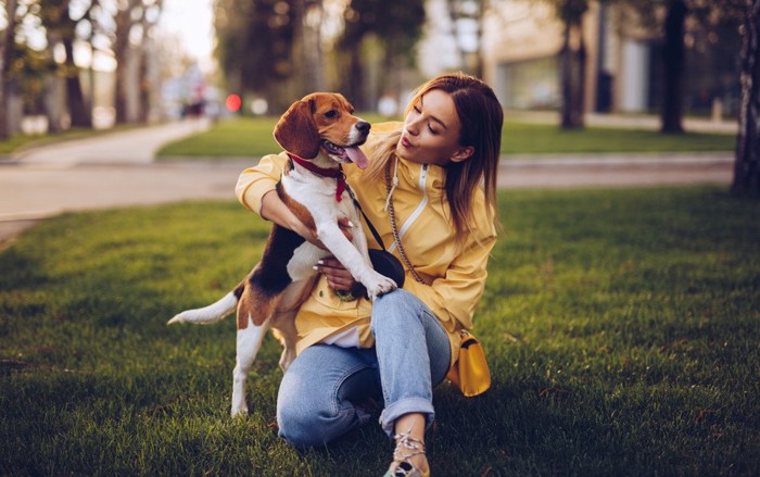 犬と飼い主