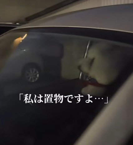 まるで置物のよう