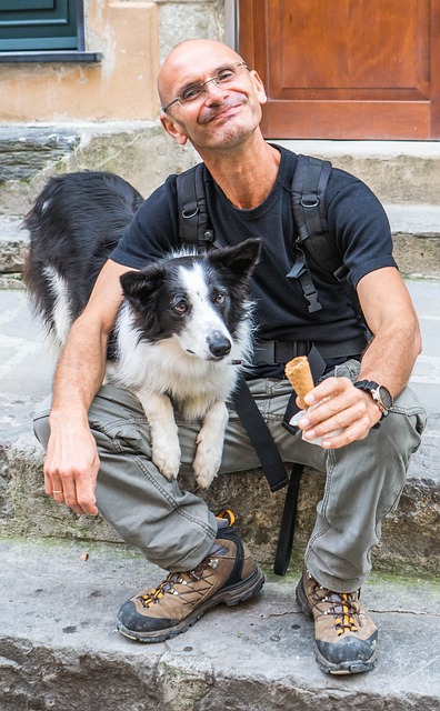 飼い主と犬