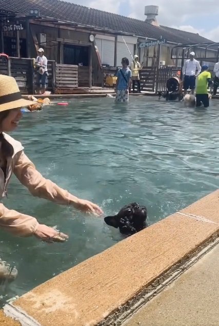 おぼれかけるぶん太くん