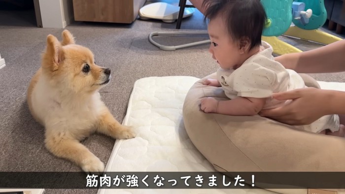 見つめ合う2人