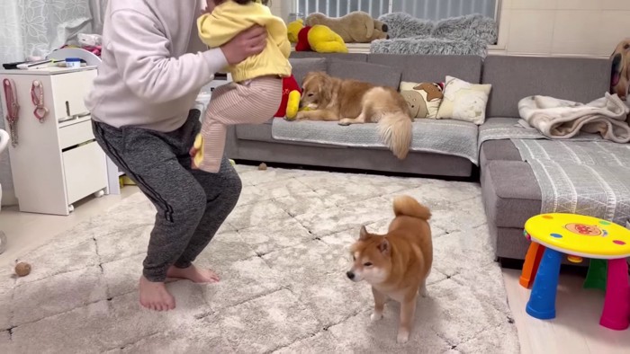 「たかいたかい」は大盛況