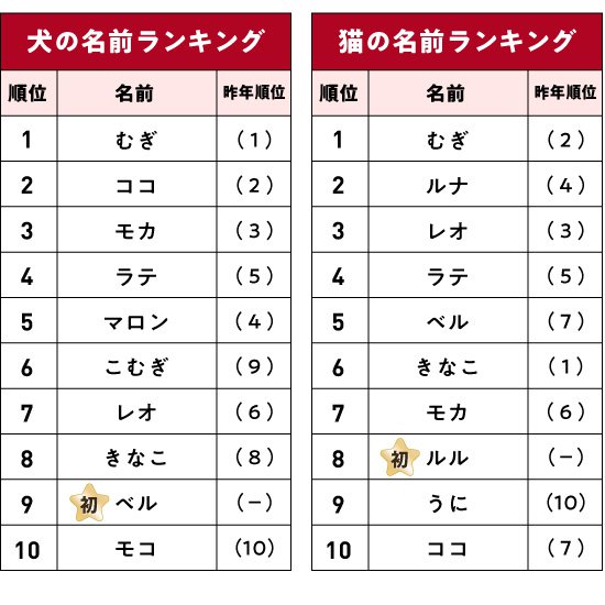 総合名前ランキング