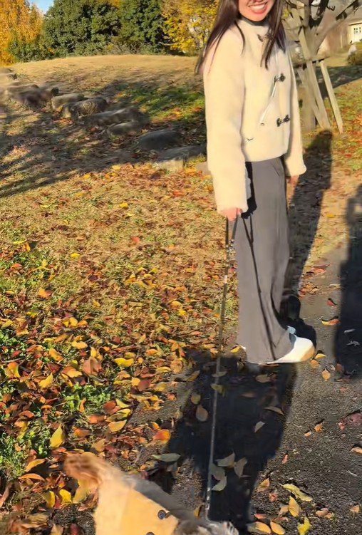 お散歩中のチャックくん⑩