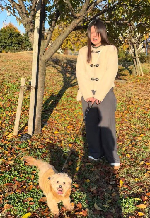 お散歩中のチャックくん6