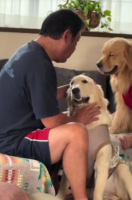 仲睦まじいご家族なのでした♡