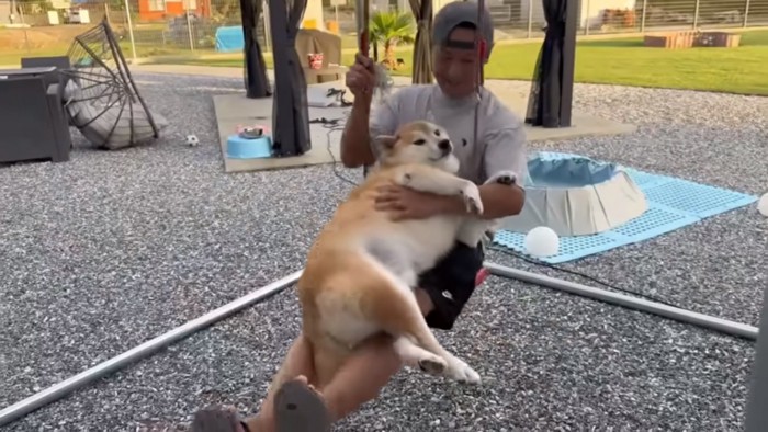 ウットリするおもちくん