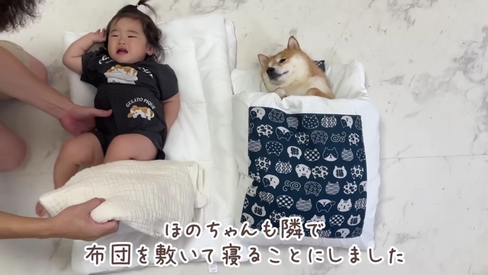 「一緒に寝たい！」