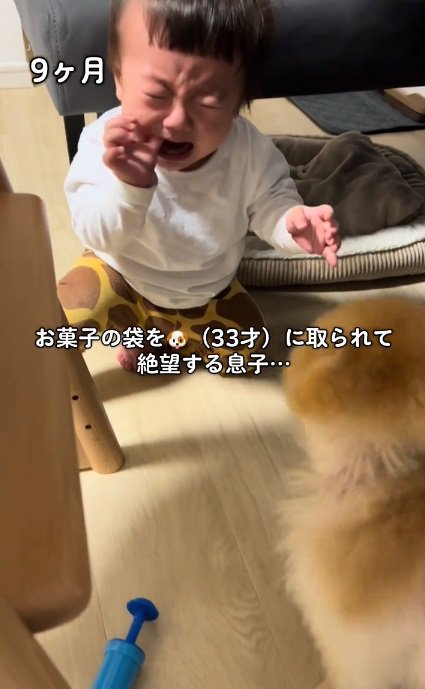 ギャン泣きする赤ちゃん