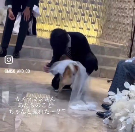 カメラマンにも丁寧に挨拶