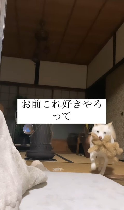 口に咥えられていたのは…