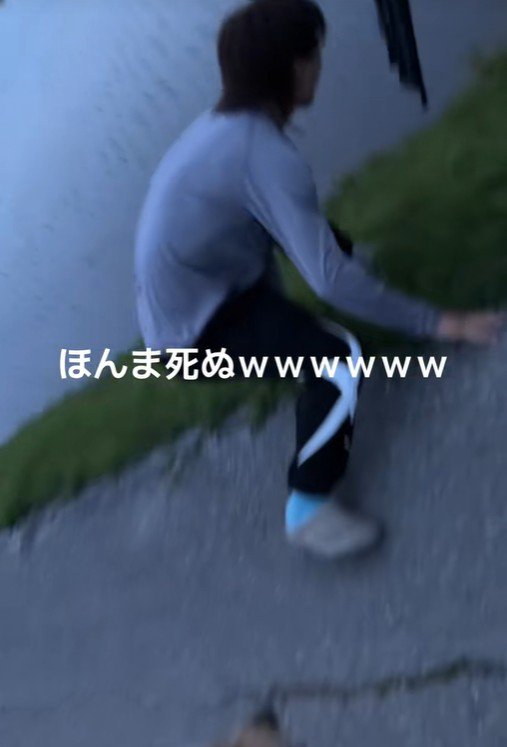 お散歩中のベイリーちゃんとパパ6