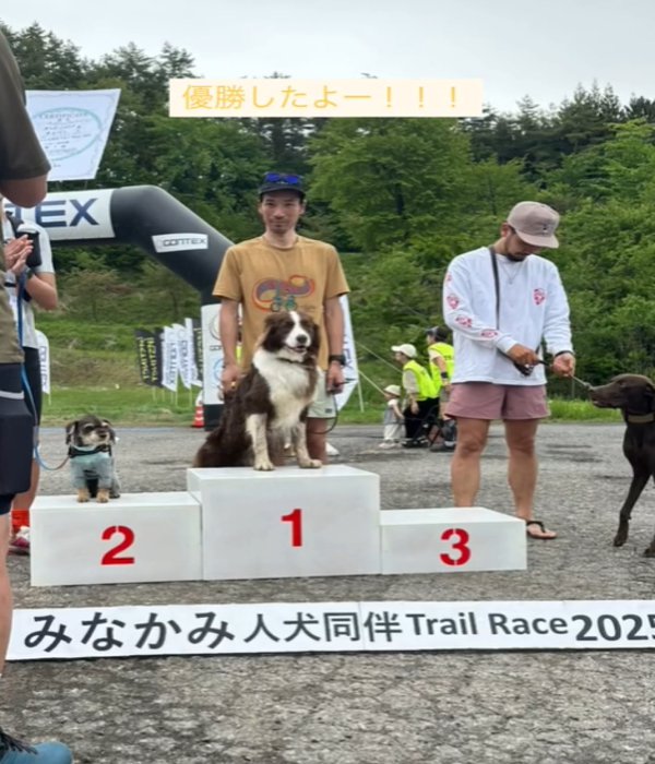 1位に座る犬
