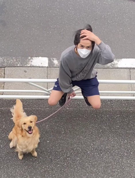 視線でママを応援！