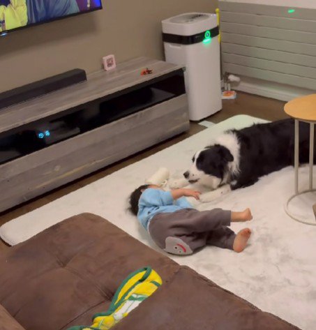 遊びに誘うのはこり男くん