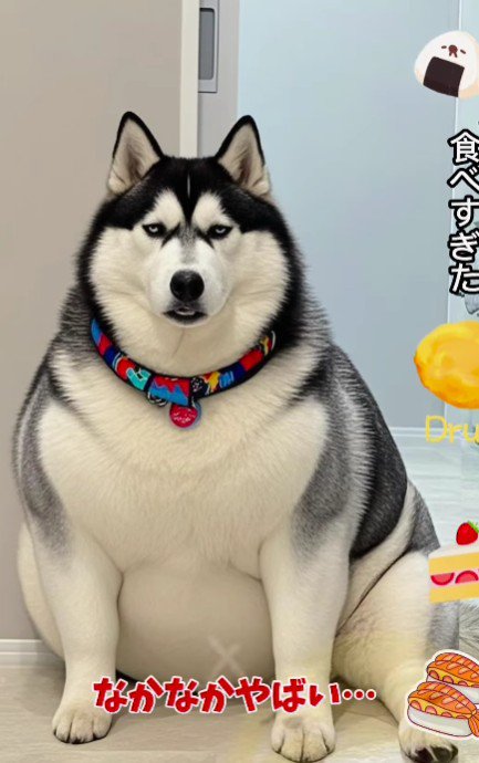 お相撲さんのような巨大犬に！