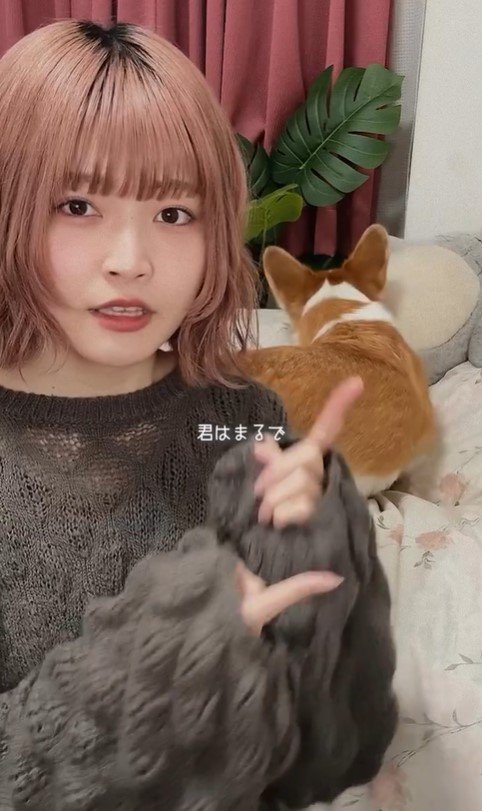 歌の最中にイタズラするうたちゃん