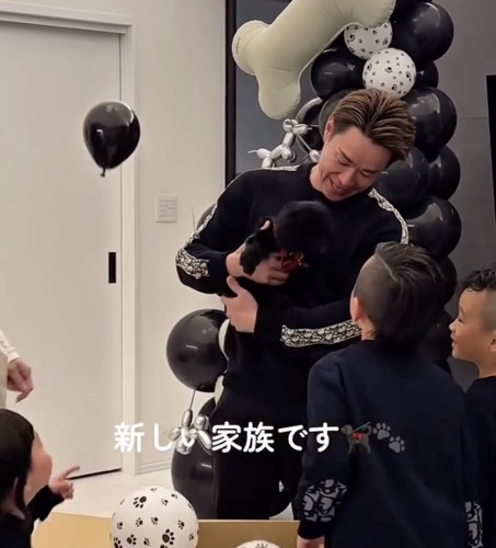 べべさん、お迎えの瞬間