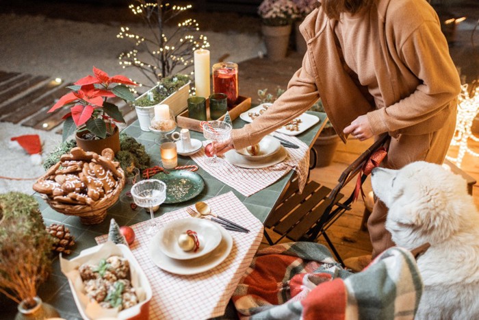 クリスマスの食卓