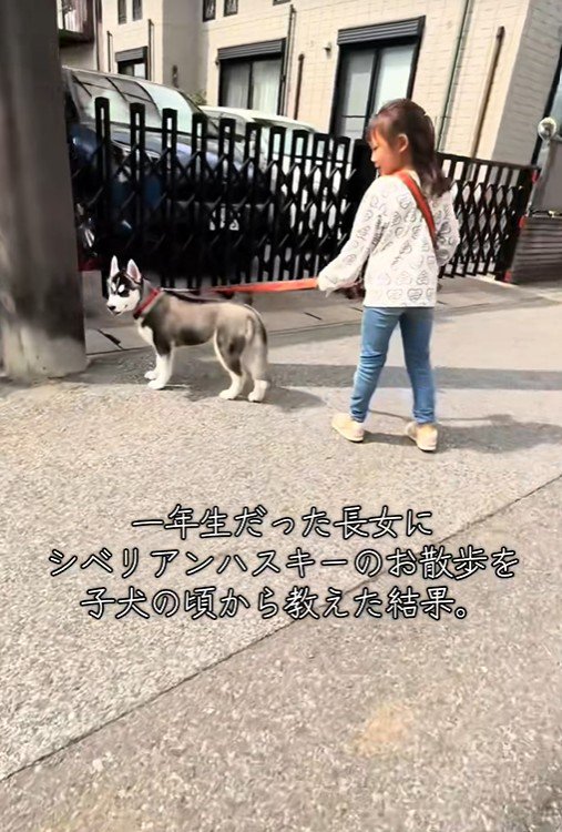 女の子が小学1年生の頃