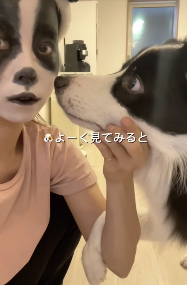 じーっ…