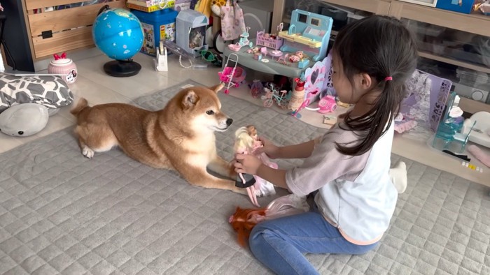 遊びに付き合ってくれて優しい!