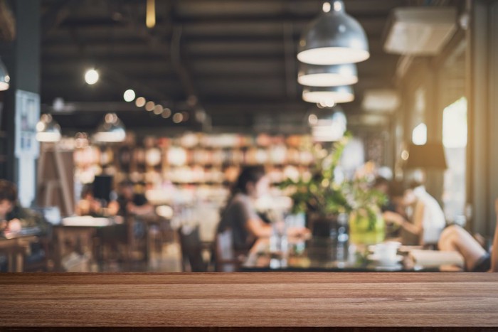 カフェの店内