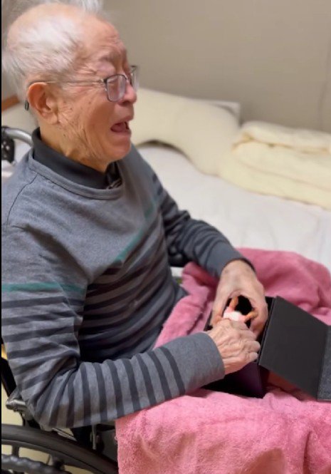 涙を流し続けていたそう