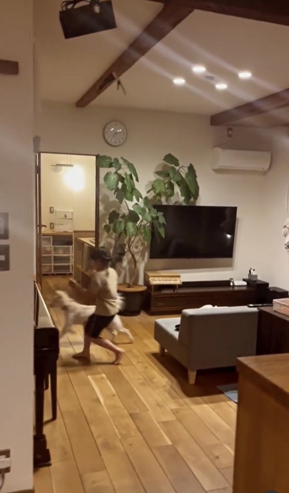 パパが帰ってきた！
