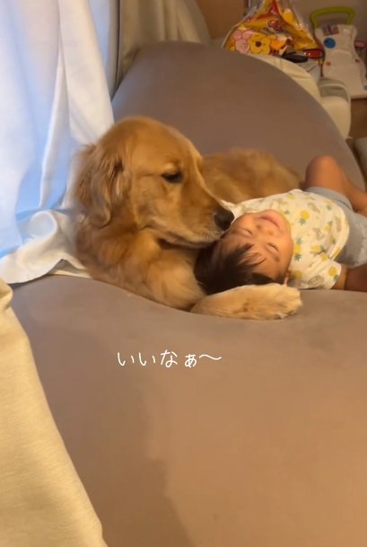 羨ましがるママ