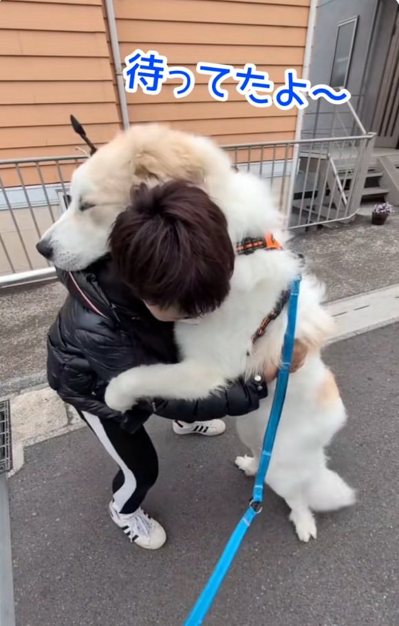 目を細めるそら君