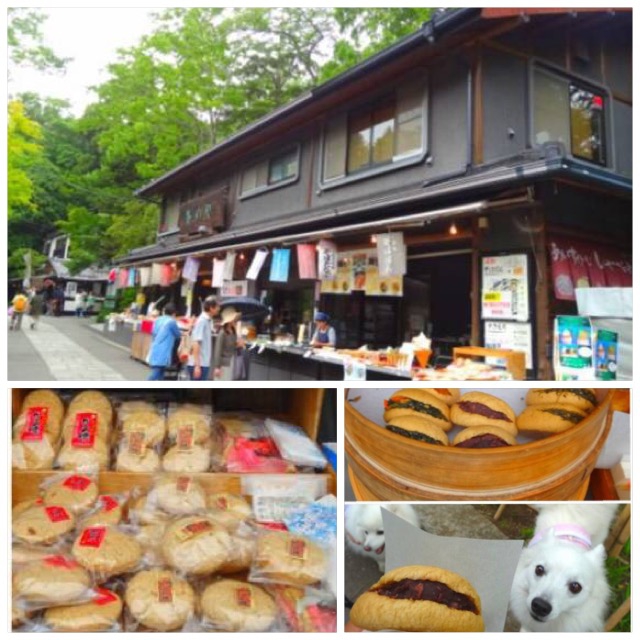 あめやの店舗とそばパン