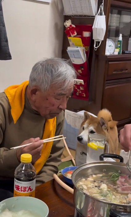 目線が動く富士くん