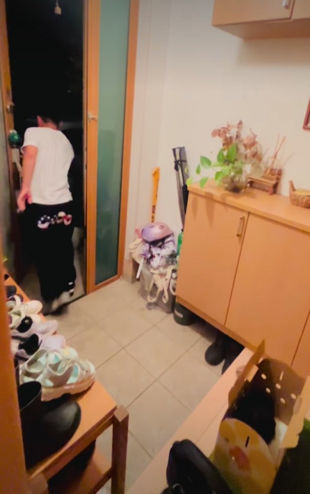 走る男の子
