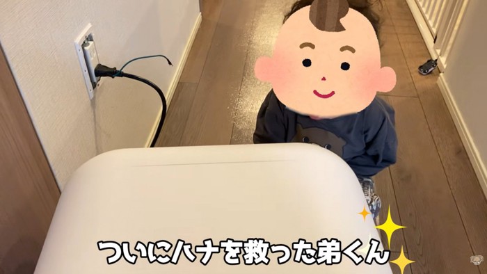 ついにハナちゃんを助けられました♪