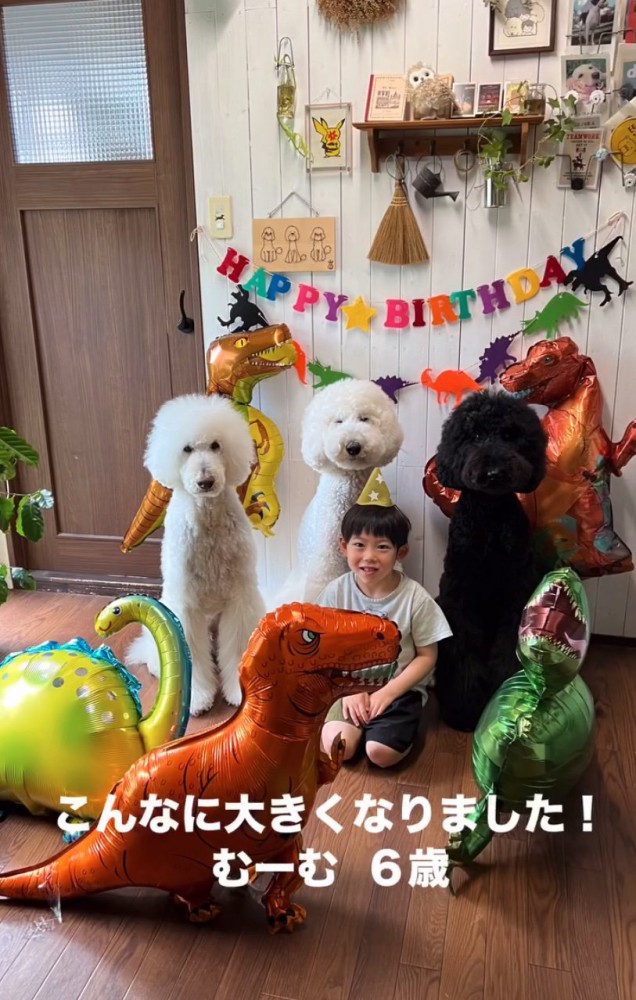 誕生日を祝う