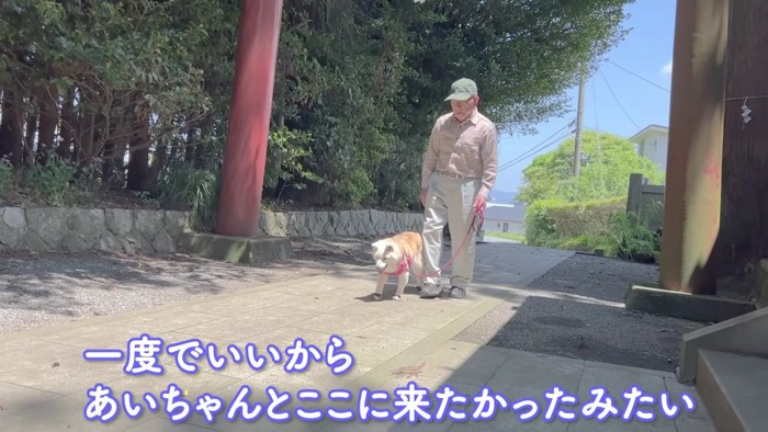 神社に到着しました♪