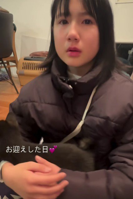 お姉ちゃんの表情に涙