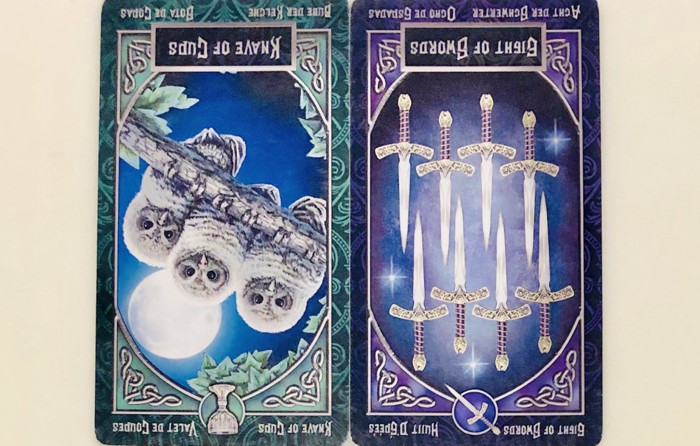 KNAVEofCUPS/EIGHTofSWORDS