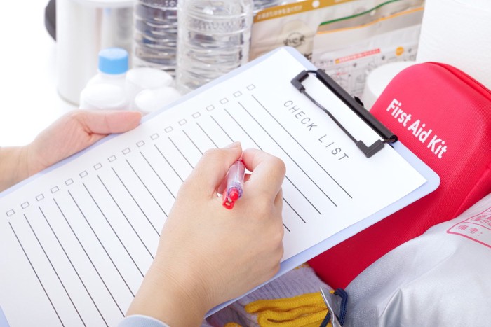 防災グッズのチェック