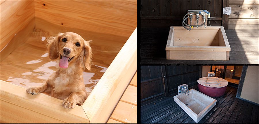 はんなり伊豆高原の犬の浴室