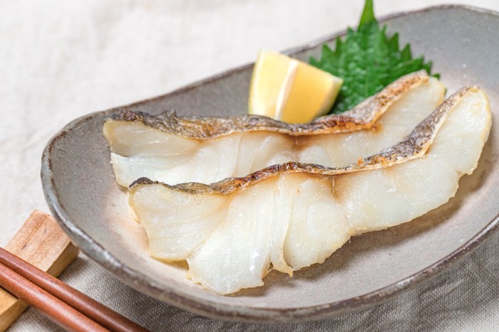 真鱈の切り身を焼いたもの