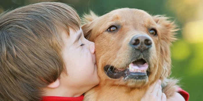 子供と犬