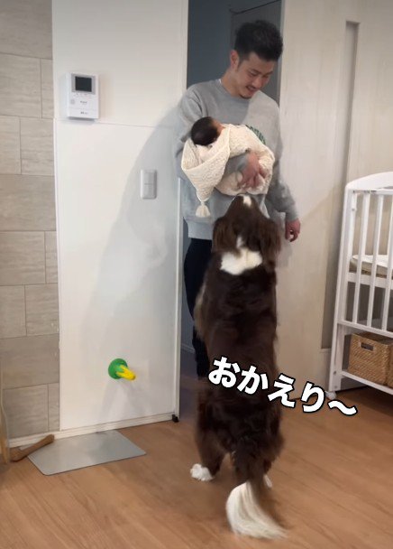 大歓迎のミロちゃん