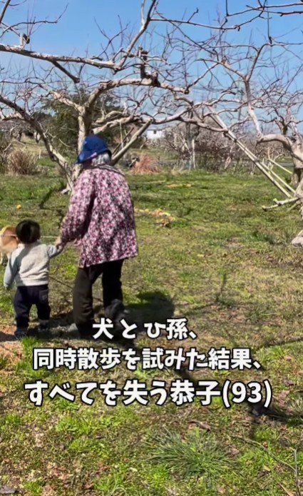 男の子の視線の先には…