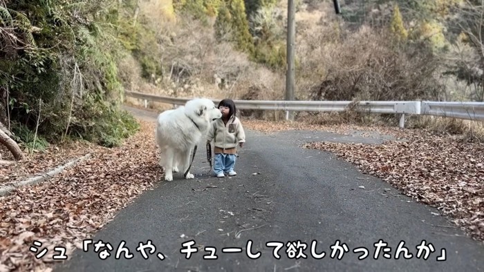 「チューしたかったの?」